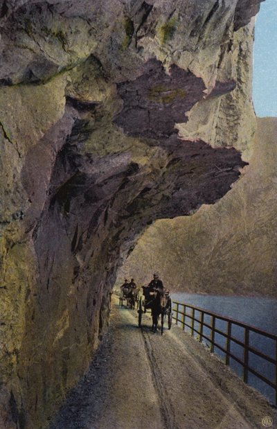 Norge / Norwegia: Droga do Eidsfjord, Hardanger (kolorowe zdjęcie) autorstwa Norwegian Photographer