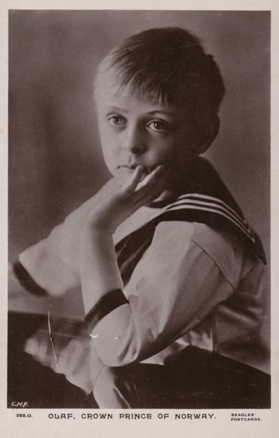 Olaf Książę Koronny Norwegii autorstwa Norwegian Photographer