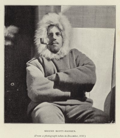 Sigurd Scott-Hansen (czarno-białe zdjęcie) autorstwa Norwegian Photographer