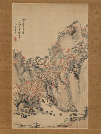 Jesienny krajobraz w Eigenji, 1833. autorstwa Nukina Kaioku