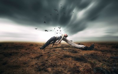 Surrealistyczna wolność człowieka autorstwa Nuno Araujo