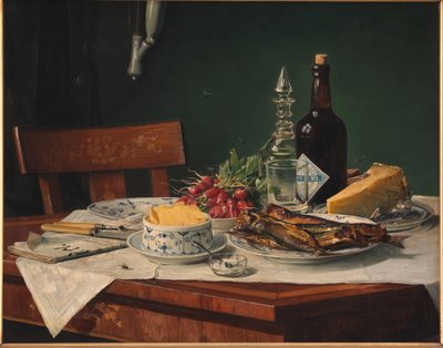 Stół obiadowy autorstwa O.A. Hermansen