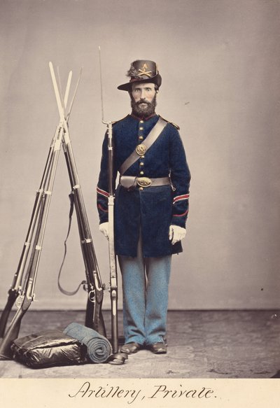 Artyleria, szeregowiec autorstwa O.H. Willard