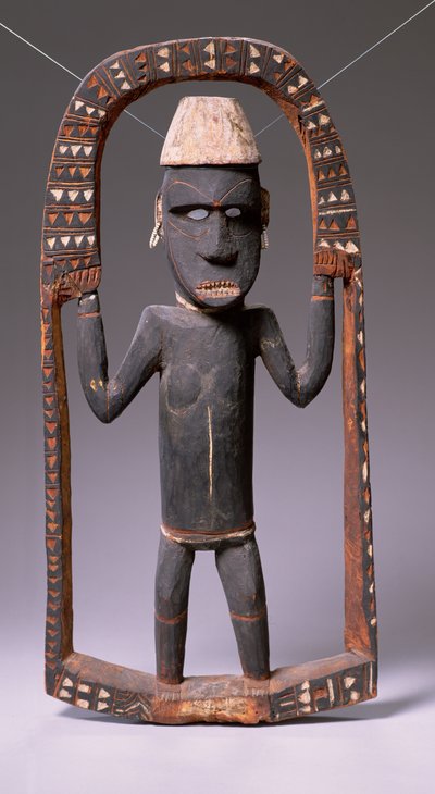 Figurka z Canoe House, Wyspy Salomona (drewno) autorstwa Oceanic