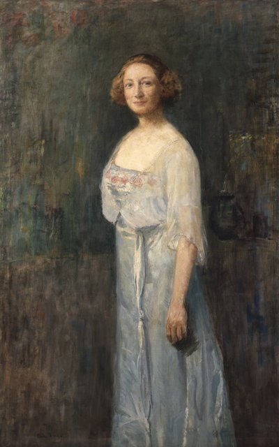 Aktorka Johanne Dybwad (1867-1950) autorstwa Oda Krohg