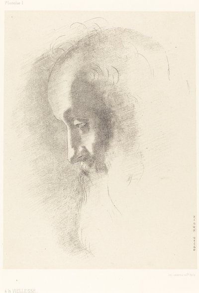 A La Vieillesse (Do starości) autorstwa Odilon Redon
