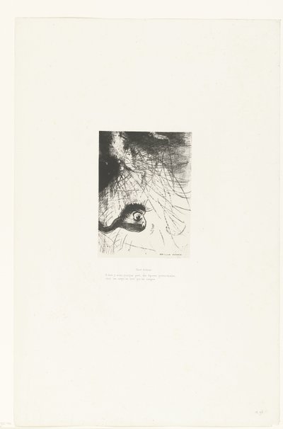 Antonius: Gdzieś muszą istnieć archetypy, których ciała są tylko odbiciami Sainte Antoine: Il doit y avoir, quelque part, des figures primordiales, dont les corps ne sont que les images Tentation de Saint-Antoine (2) (tytuł serii) Prośba od d autorstwa Odilon Redon