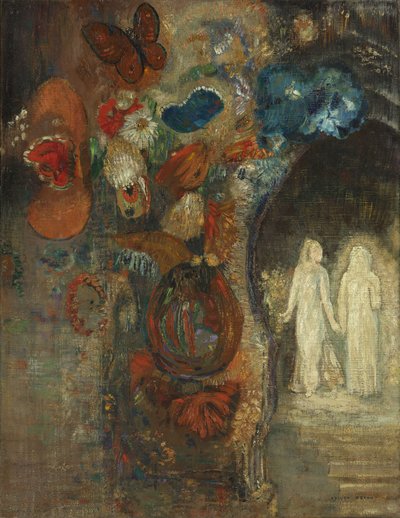 Zjawa autorstwa Odilon Redon