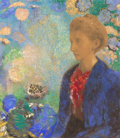 Baronowa de Domecy autorstwa Odilon Redon