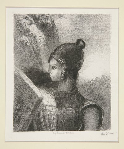 Br?nnhilde, frontyspis La Revue Wagnerienne autorstwa Odilon Redon