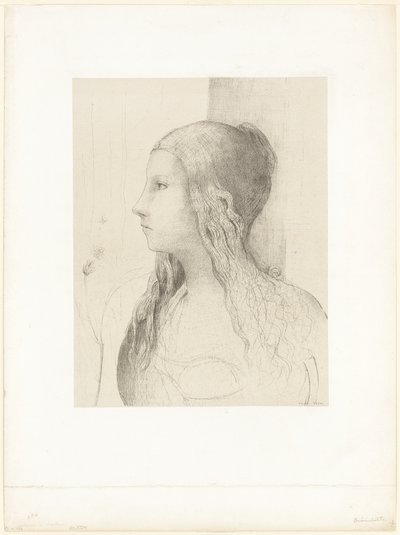 Brunhilda (Zmierzch Bogów) autorstwa Odilon Redon