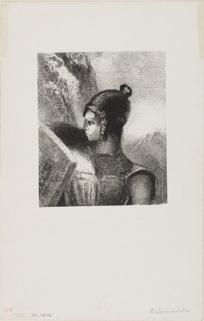 Brunhilda autorstwa Odilon Redon