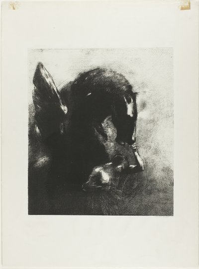 Pegaz w niewoli autorstwa Odilon Redon