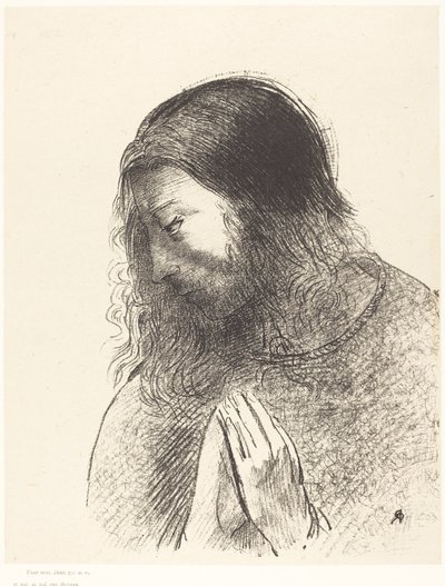 To ja, Jan, widziałem i słyszałem te rzeczy (a ja Jan widziałem te rzeczy i słyszałem je) autorstwa Odilon Redon