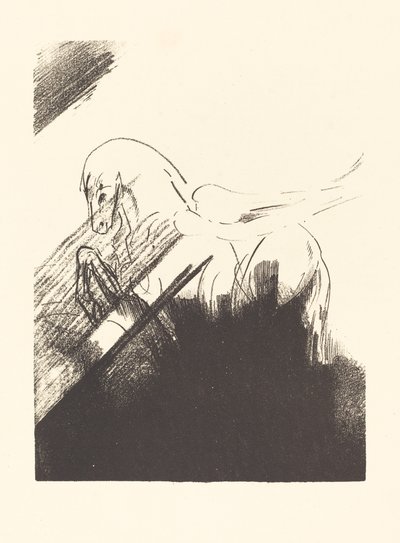 Cheval aile (Skrzydlaty Koń) autorstwa Odilon Redon