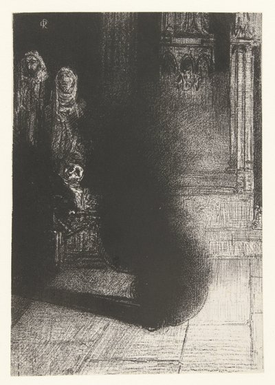 Od zwarte vlammen Czarne pochodnie autorstwa Odilon Redon