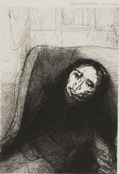 Des Esseintes, Frontispiece do A Rebours JK Huysmans autorstwa Odilon Redon