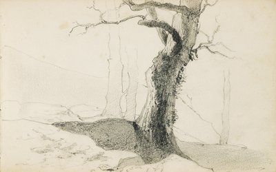 Rysunek z albumu „Kraj Basków”, 1862-63 autorstwa Odilon Redon