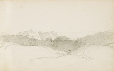 Rysunek z albumu „Kraj Basków”, 1862-63 autorstwa Odilon Redon