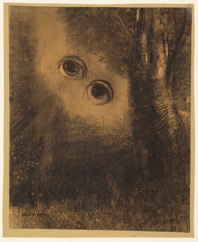Oczy w lesie autorstwa Odilon Redon