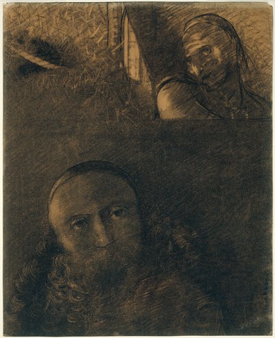 Faust i Mefistofeles autorstwa Odilon Redon