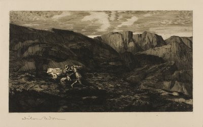 Strach autorstwa Odilon Redon