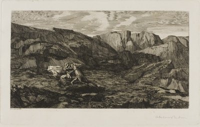 Strach autorstwa Odilon Redon