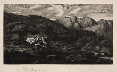 Strach autorstwa Odilon Redon
