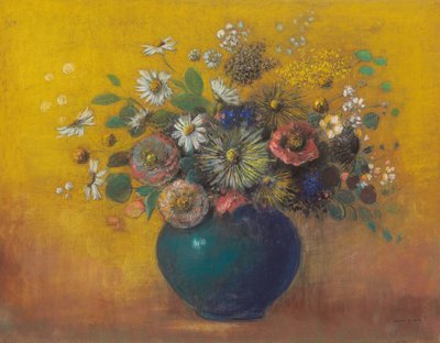 Bukiet kwiatów autorstwa Odilon Redon