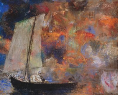 Kwiatowe Chmury autorstwa Odilon Redon