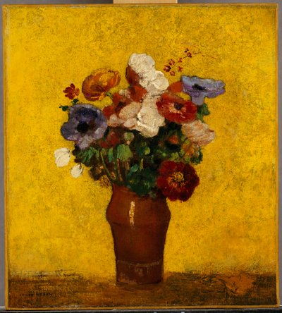 Kwiaty autorstwa Odilon Redon