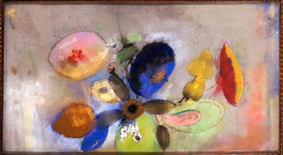Kwiaty, 1907-10 autorstwa Odilon Redon