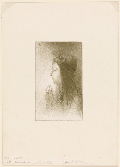 Frontyspis dla Chevalieres sentymental, Ferdinand Hérold autorstwa Odilon Redon