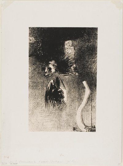 Frontispis do Potępienia Iwana Gilkina autorstwa artysty autorstwa Odilon Redon