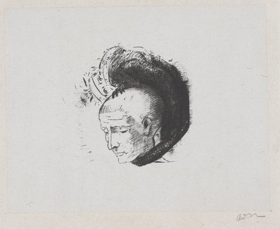 Strona tytułowa „Ruchu idealistycznego w malarstwie” Andre Mellerio autorstwa Odilon Redon