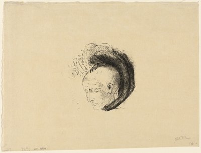 Frontyspis do ruchu idealistycznego w malarstwie André Mellerio autorstwa Odilon Redon