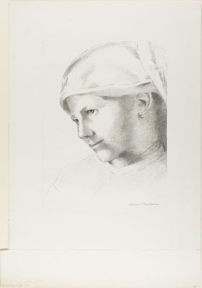 Dziewczyna autorstwa Odilon Redon