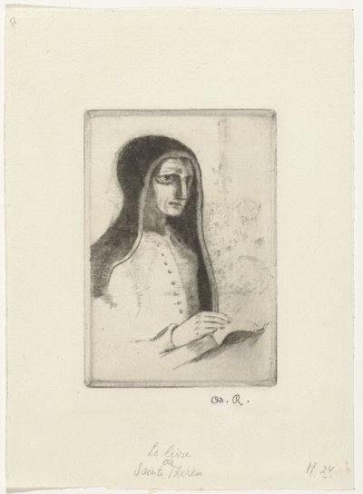Het książka Księga (Sainte-Thérèse) autorstwa Odilon Redon