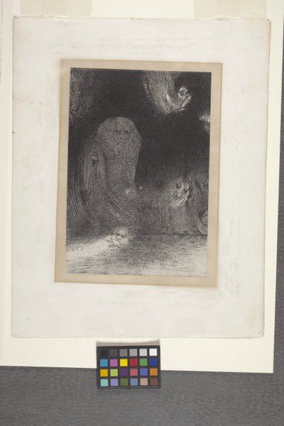 Kilka razy widziałem w niebie (litografia na chińskim papierze do aplikacji) autorstwa Odilon Redon