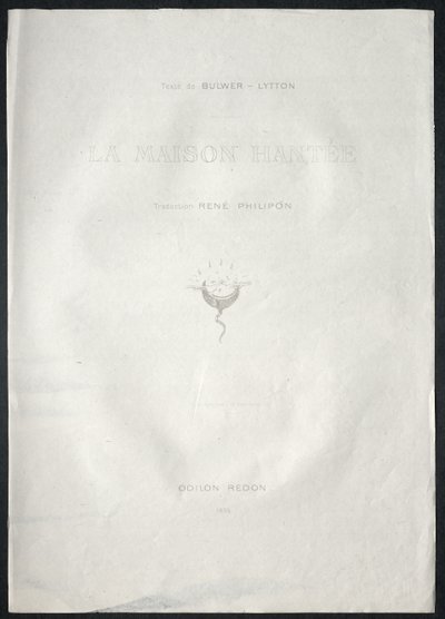 Nawiedzony dom, 1896. autorstwa Odilon Redon