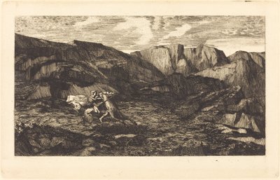 Strach autorstwa Odilon Redon