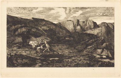 Strach autorstwa Odilon Redon