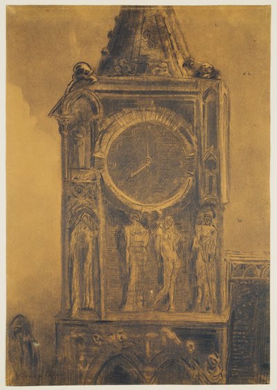 Die tiefe Glocke von Sainte-Gudule autorstwa Odilon Redon