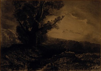 Krajobraz autorstwa Odilon Redon
