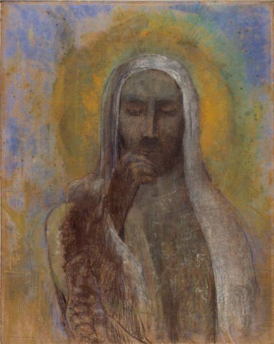 Chrystus milczenia autorstwa Odilon Redon