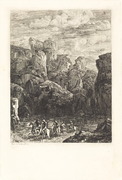 Le Gue (Bród) autorstwa Odilon Redon