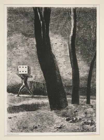 Hazardzista, z portfolio We śnie autorstwa Odilon Redon