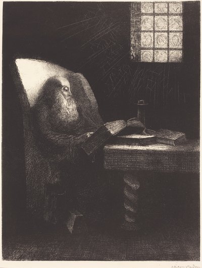 Czytelnik (The reader) autorstwa Odilon Redon