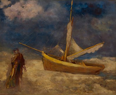 Szalony rybak autorstwa Odilon Redon