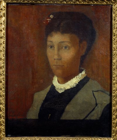 Madame Odilon Redon Portret Camille Redon z domu Falte (1853-1923) autorstwa Odilon Redon